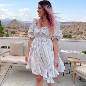 Selkie Shabby Chic dress in Sweetcorn size Large